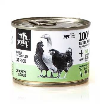 3COTY 19. Pollo y oca - comida húmeda para gatos - 180g