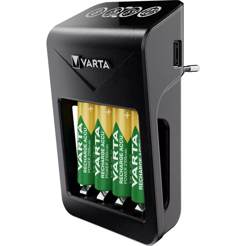 Cargador de baterías Varta 57687 pila doméstica AC