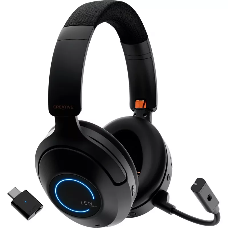 Creative 51EF1040AA001 Zen Hybrid Pro Auriculares on-ear Bluetooth Negro