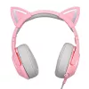 Auriculares Onikuma K9 rosa RGB gaming