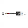Adaptador de cable de vídeo DeLOCK 62994 USB Type-C a VGA 0,2 m negro