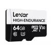 Tarjeta microSD High Endurance 64 GB C10 A1 U1 V30 100/35 MB/s