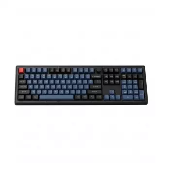 Teclado mecánico Keychron V6 Ultra 8K 100% Bk RGB Red H – teclado de tamaño completo con cable, hot-swappable, distribución ANSI