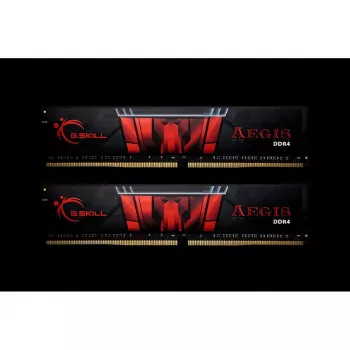 DIMM 32 GB DDR4-2666 (2x 16 GB) Dual-Kit, memoria RAM negro/rojo, F4-2666C19D-32GIS, Aegis DDR4, INTEL XMP
