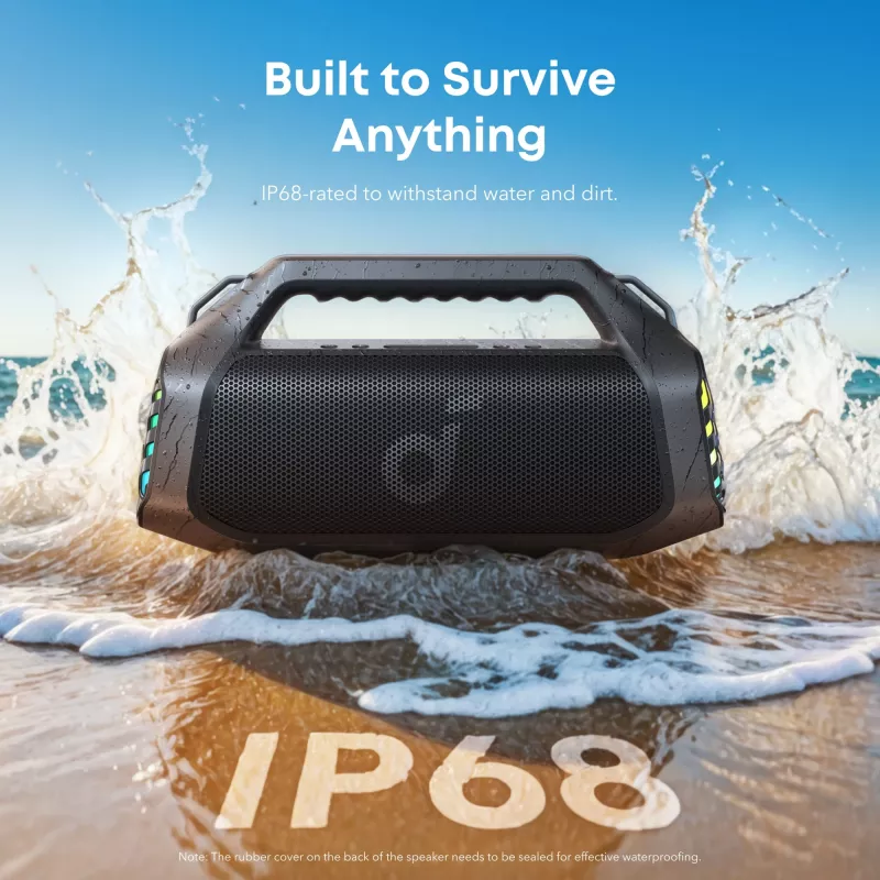 Sistema de altavoces portátil 2.1 Soundcore Boom 2 Pro negro
