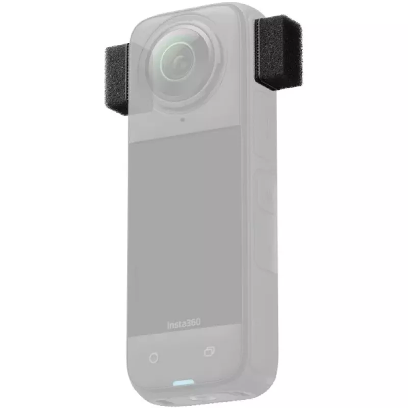 Antiviento para micrófono de cámara Insta360 CINSBBMR negro 6x antiviento para micrófono