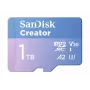 SanDisk Creator tarjeta de memoria microSD 1TB con altas velocidades de transferencia de hasta 190 MB/s