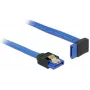 Cable SATA DeLOCK 84995 0,2 m SATA 7 pines negro azul