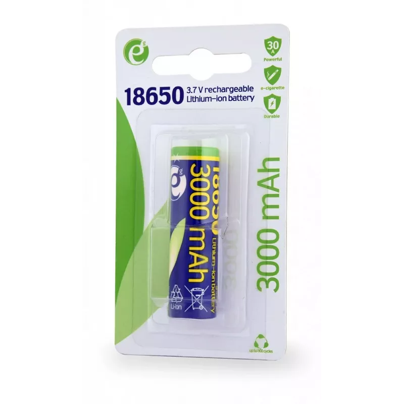Batería GEMBIRD Li-Ion tipo 18650 10C 3000 mAh