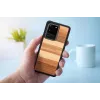 Funda protectora man and wood Galaxy S20 Ultra — acabado madera negra