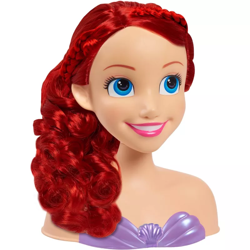Disney Princess - Ariel Styling Head, cabeza para maquillar y peinar