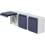 as - Schwabe 62464 Toma de superficie IP54 gris (62464)
