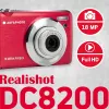Cámara compacta AgfaPhoto Compact Realishot DC8200 1/3.2 18 MP CMOS 4896 x 3672 píxeles roja (DC8200RD)