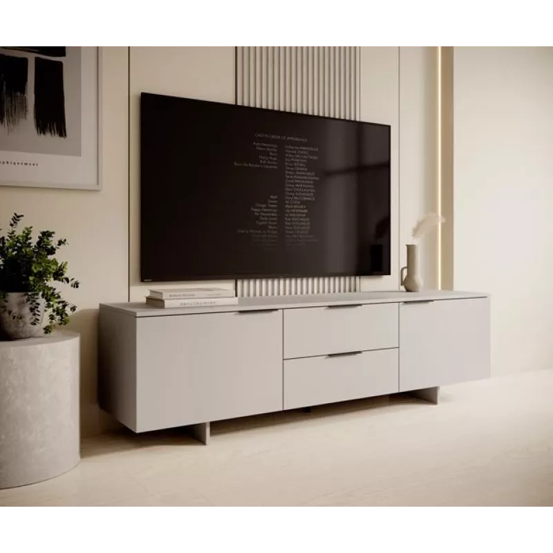 Mueble RTV Cama 2D2S ALMA 180x41.5xH55 cashmere