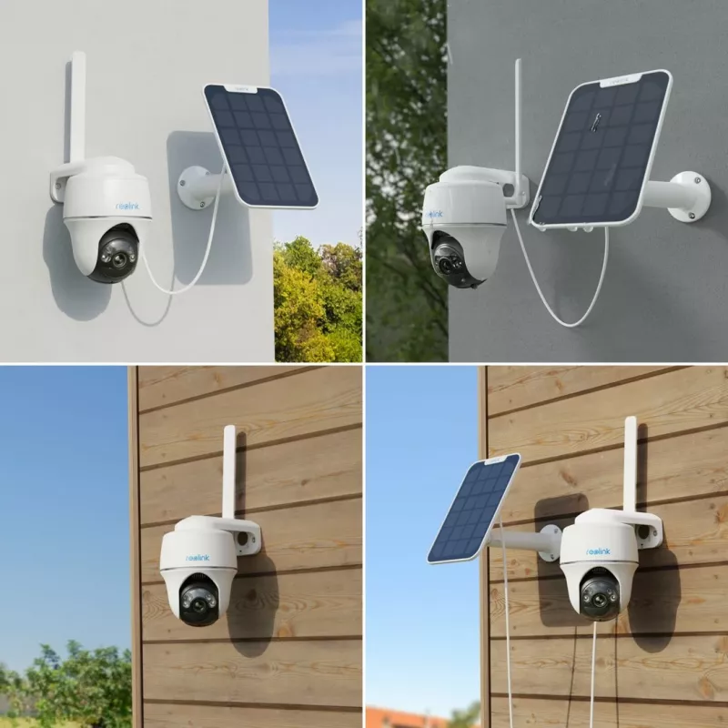Reolink Go Series G430 - cámara exterior con batería 5MP, red 4G LTE, detección de personas/vehículos/animales, giro de 355° e inclinación de 140°
