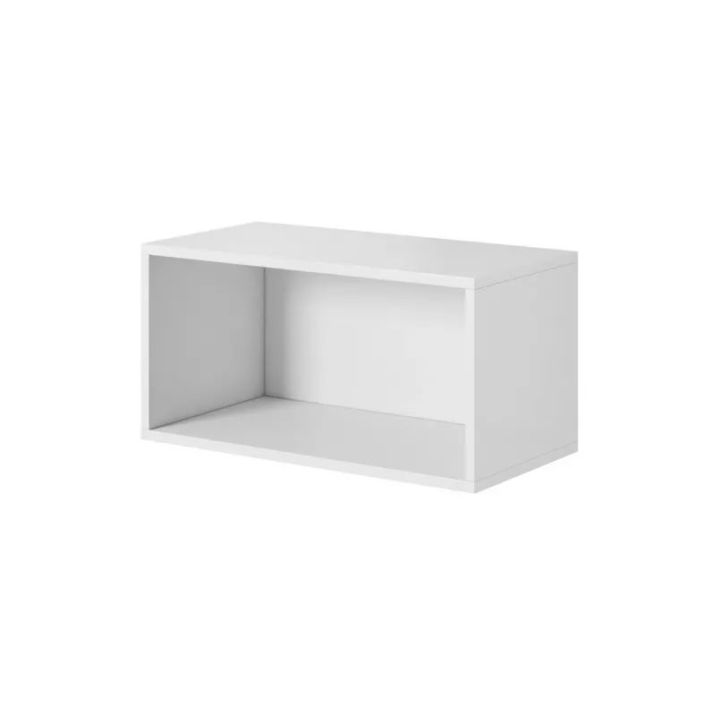 Conjunto de muebles de salón Cama ROCO 15 (RO4+2xRO3+2xRO6) blanco/blanco/negro