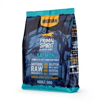 PRIMAL SPIRIT Iberian 70% Salmón – comida semihúmeda para perros – 1 kg