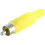 Conector macho RCA ShiverPeaks BS51400-Y Amarillo Macho