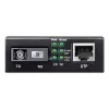 Convertidor de medios de red Cudy MC100GSB-40B — 1x RJ-45 Gigabit, 1x fibra SC monomodo, 1000 Mbit/s, 40 km, negro