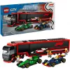 LEGO CITY 60445 F1 - Camión con coches de F1 RB20 y AMR24