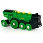 World Grüner Gustav locomotora a pilas, vehículo de juguete verde