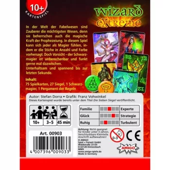 Wizard Extreme, juego de cartas