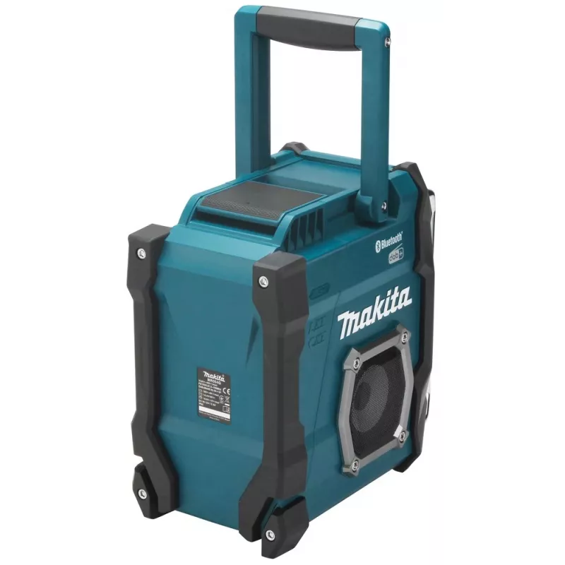 Radio Makita MR004G para obra analógica y digital negra, verde