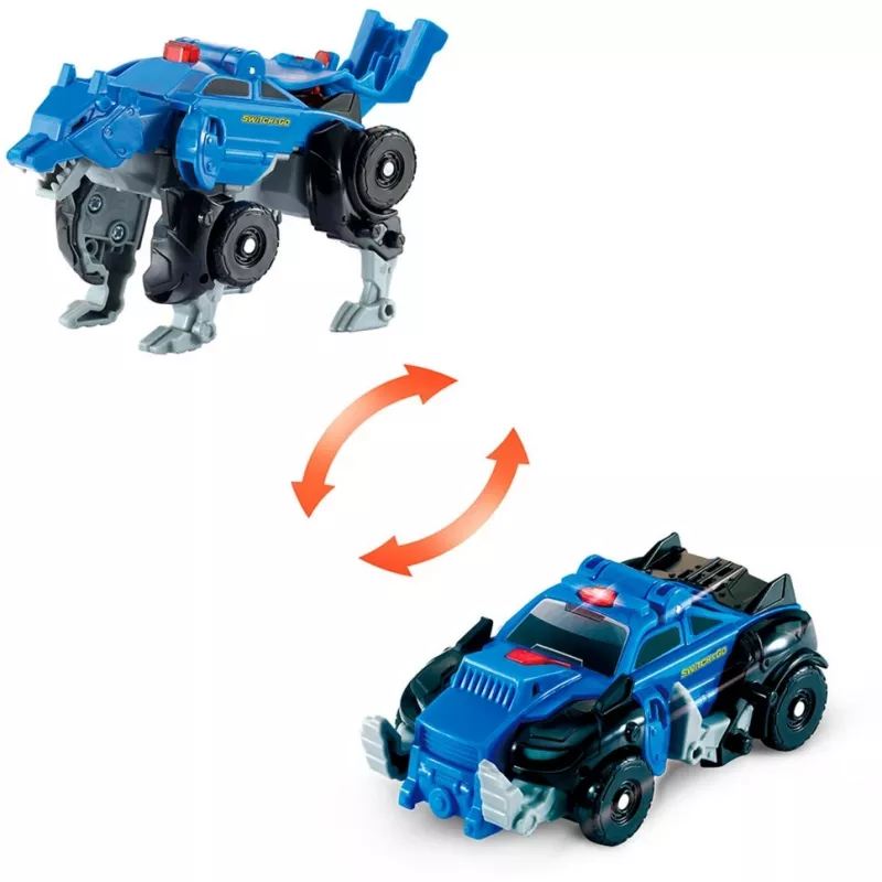 Switch & Go Dinos - OneClick-Mini-Wolf, figura de juego