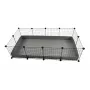 C&C jaula modular 4x2 145 x 75 cm plata