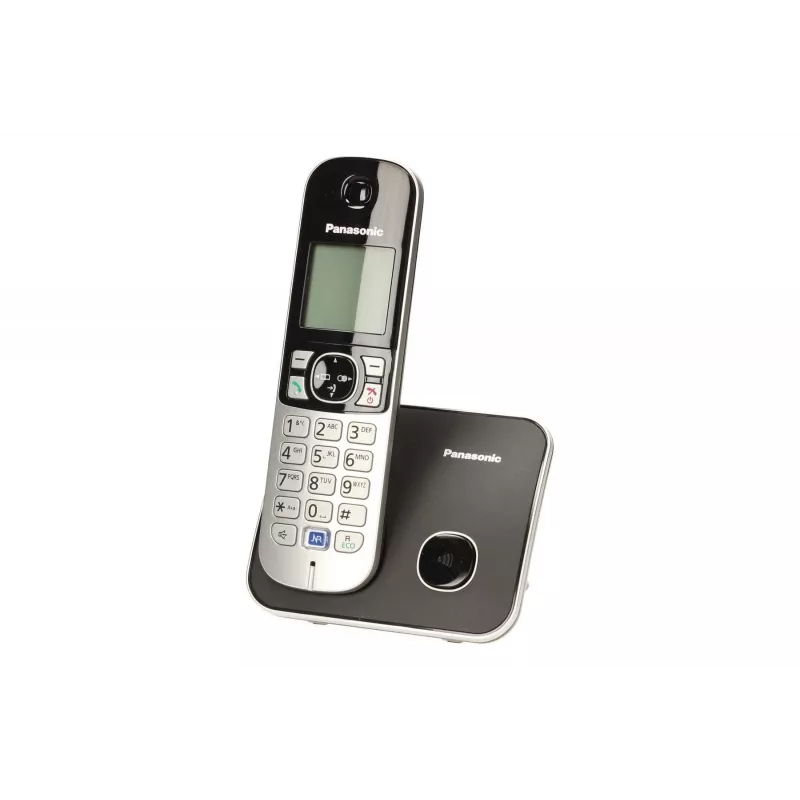 Panasonic KX-TG6811 Teléfono DECT con identificador de llamadas negro