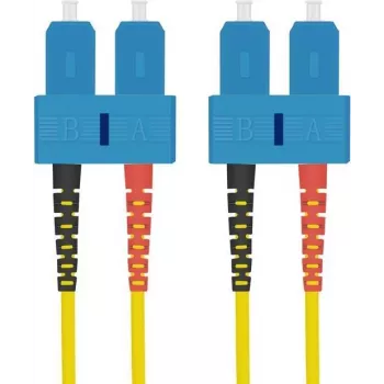 Cable de red de fibra óptica helos 216666 OS2 9/125µm SC-SC dúplex 0,5 m