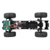RC Crawler Amewi Mini-D90 4WD 1:16 RTR modelo todoterreno teledirigido, tracción a las cuatro ruedas, escala 1:16