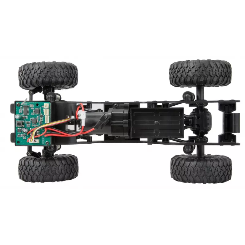 RC Crawler Amewi Mini-D90 4WD 1:16 RTR modelo todoterreno teledirigido, tracción a las cuatro ruedas, escala 1:16
