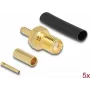 Conector hembra SMA para crimpar RG-174 / RG-316 DeLOCK 90037