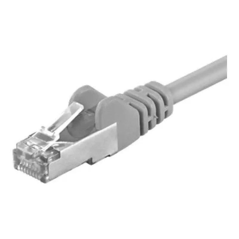 Cable de red GOOBAY CAT 5e F/UTP cable de conexión RJ-45 a RJ-45 10 m gris