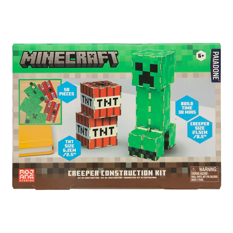 Set de construcción Paladone Minecraft Creeper — figura Creeper para montar