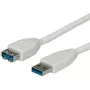 Cable USB 3.0 VALUE A - A M/H 0,8 m
