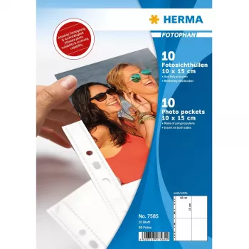 Herma fotophan 10x15 vert. 10 hojas 7585