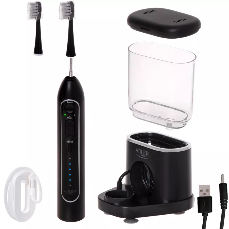 Adler AD 2180B cepillo de dientes eléctrico sónico negro