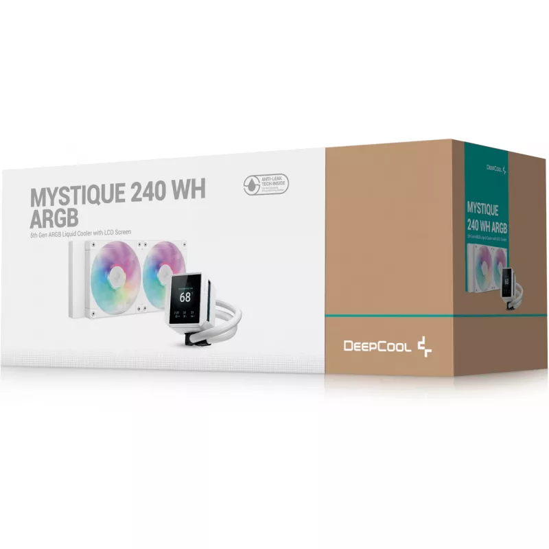Refrigeración líquida todo en uno DeepCool Mystique 240 WH ARGB
