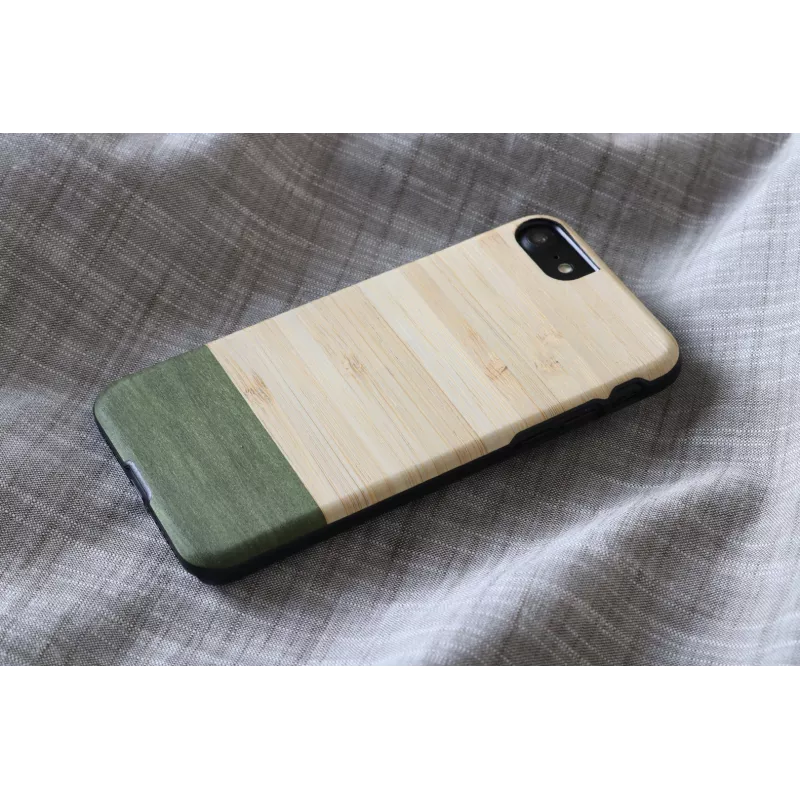 Funda man and wood para iPhone 7/8 – Bambuswald negra