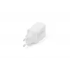 Cargador USB de pared DIGITUS 20W, 1x USB-C, 1x USB-A, entrada 100–240V, blanco