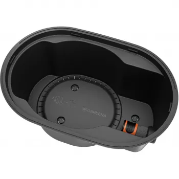 Caja enterrada AquaPrecise (bajo suelo), carcasa negra, para sistema de riego AquaPrecise
