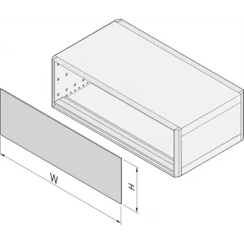 SCHROFF U-FRONTPL. EMC 3U 84HP - Accesorio para rack (24572606)
