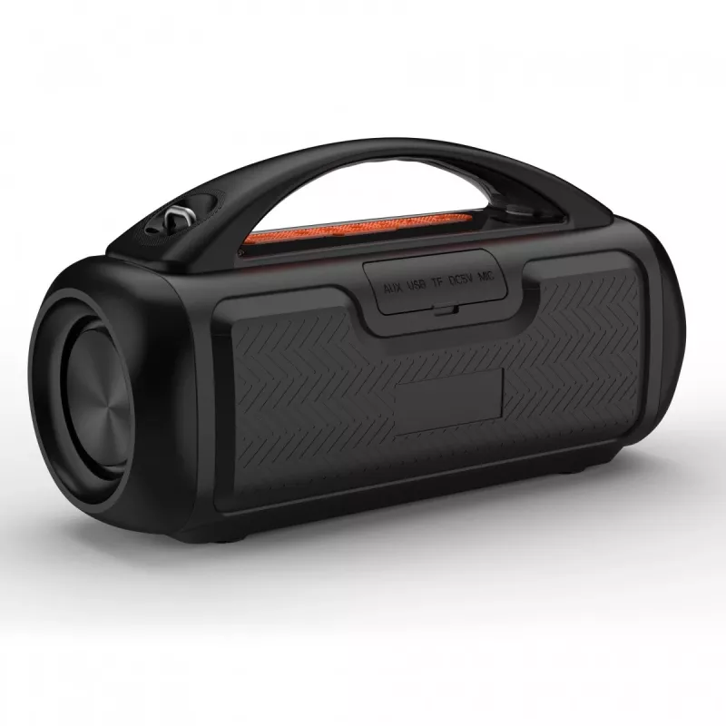 Altavoz portátil MEDIA-TECH MT3184 — Bluetooth 5.3, 60W RMS, IPX5, batería de Li-Ion 16h, puerto de carga USB-C, MicroSD, TWS, micrófono, mando a distancia