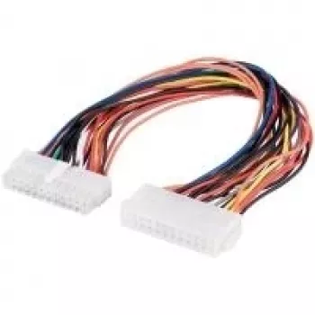 Cable de alimentación interno para PC Wentronic Goobay, 0,3 m - Conector macho de 24 pines > Conector hembra de 24 pines (93239)
