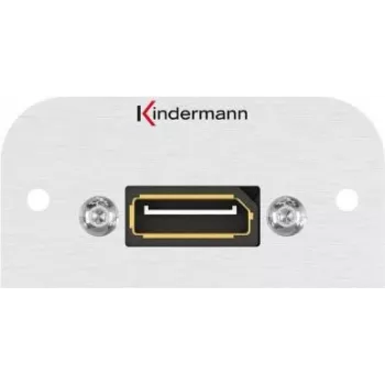 Módulo de enchufe Kindermann 7441000588 DisplayPort aluminio (7441000588)