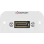 Módulo de enchufe Kindermann 7441000588 DisplayPort aluminio (7441000588)