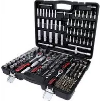 Juego de vasos ks tools 917.0255 — juego de vasos y accesorios de 255 piezas con enganche 1/4 pulgadas, 3/8 pulgadas, 1/2 pulgadas