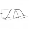 Carpa para 2 personas Easy Camp Hemsedal 2